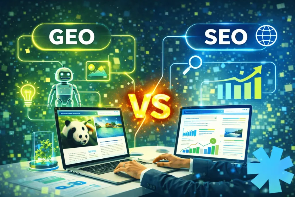 GEO vs SEO : les différences clés